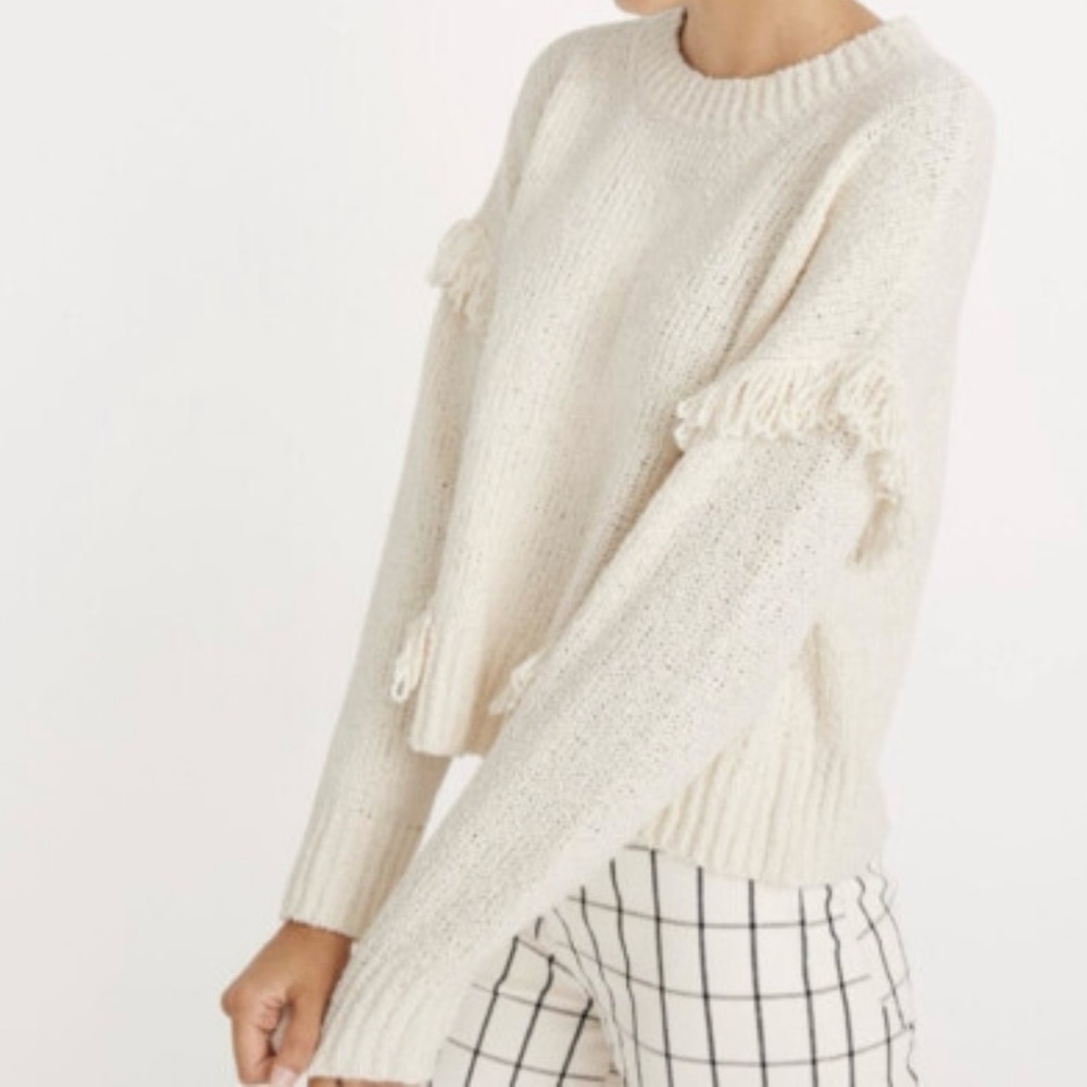 EUC Madewell Montford Fringe Pullover
Sweater